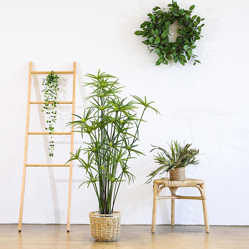 水竹盆栽真绿植室内家居植物摆件装饰品义乌工厂仿真花仿真真