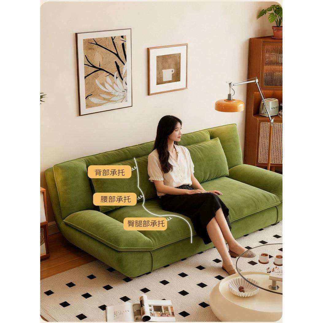 布艺沙发床一体两用小户型客厅2025新款多功能单双人网红款折叠床