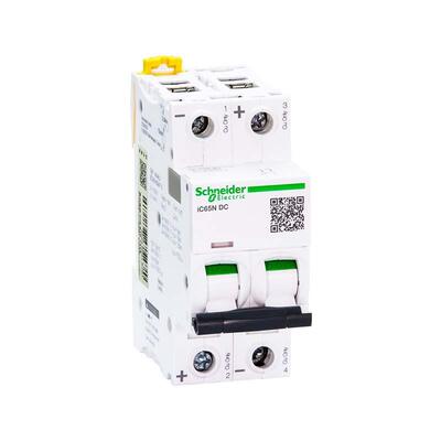 施.耐德A9N18201/2/4/6直流微型断路器Acti9 iC65N DC2PC1A/2/4/6