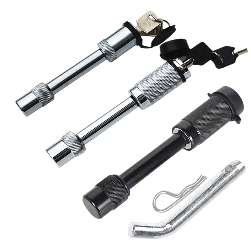 钩销销流氓钩子拖车防盗车钩拖方口汽车插销锁锁臂锁通用子锁拖车