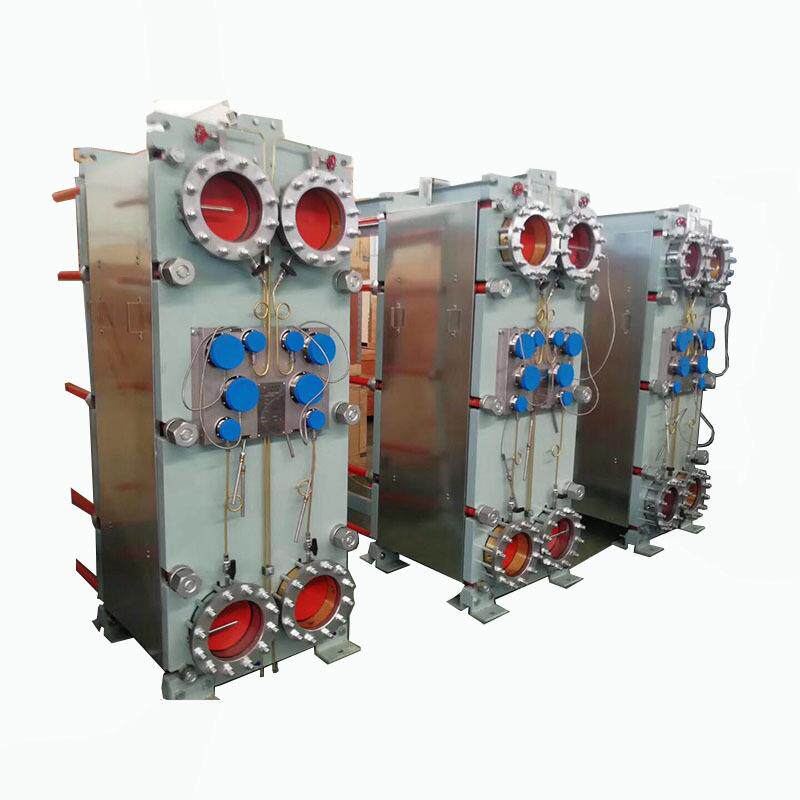BB200H-194X海水冷却循环淡水用钛板换热器船用换热器