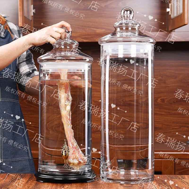 高硼硅泡酒玻璃瓶密封存酒容器泡酒专用酒瓶带龙头酿酒罐酒坛