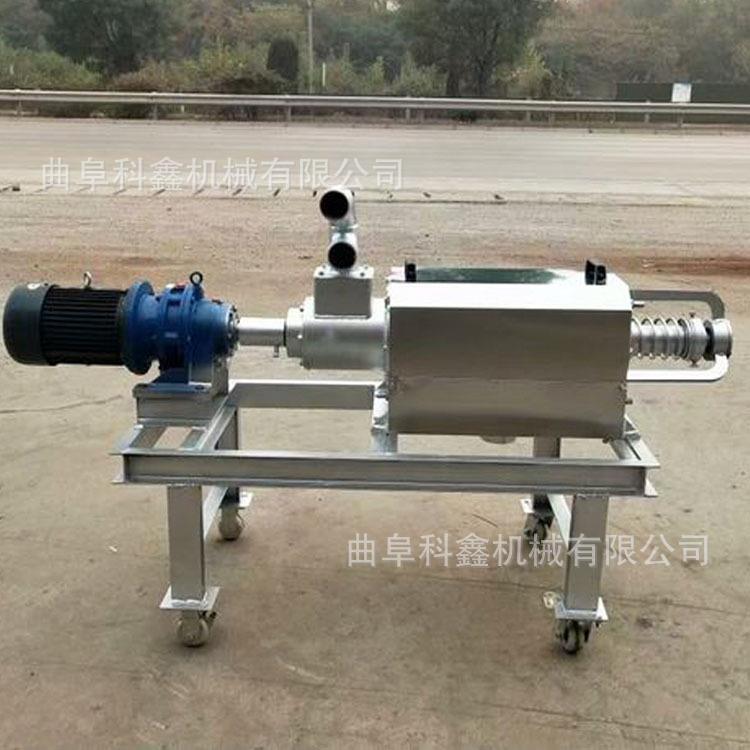 猪场干湿分离机 家庭养牛固液牛粪脱水机 去味绿色环保压榨机科鑫
