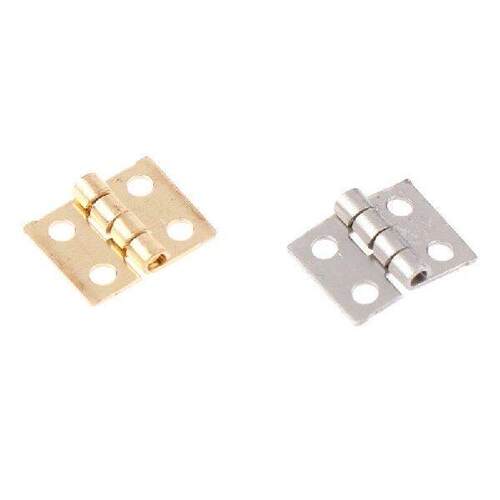 10pcs Metal Mini Door Hinge Simulation Folding for 1/10 RC
