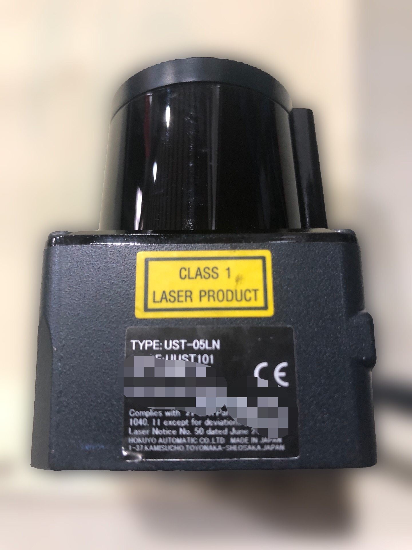 北阳HOKUYO激光雷达UST-05LN传感器，工程样机拆机