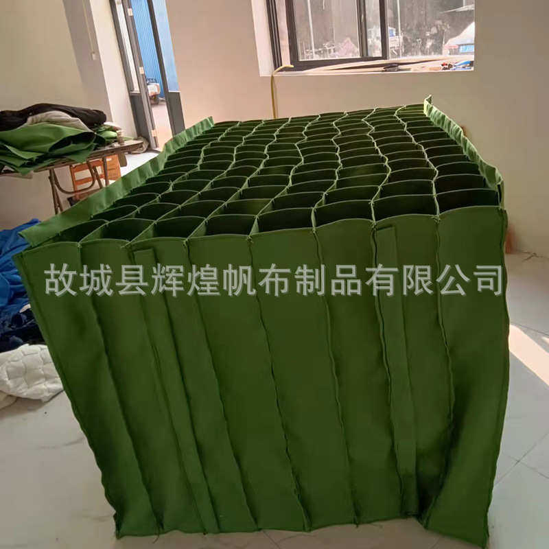 厂家批发汽车配件料架布袋工位器具布兜汽配周转车格子袋布袋料架