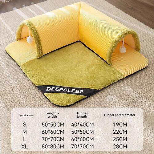 采购产品猫窝甜甜圈，通用的猫隧道玩具，所有季节，兔子钻洞，轮