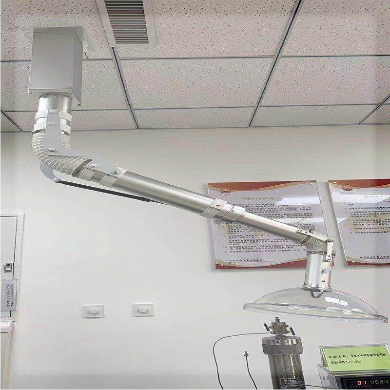 厂家直销象鼻式万向伸缩排气罩实验室专用铝合金抽气罩万向吸气罩