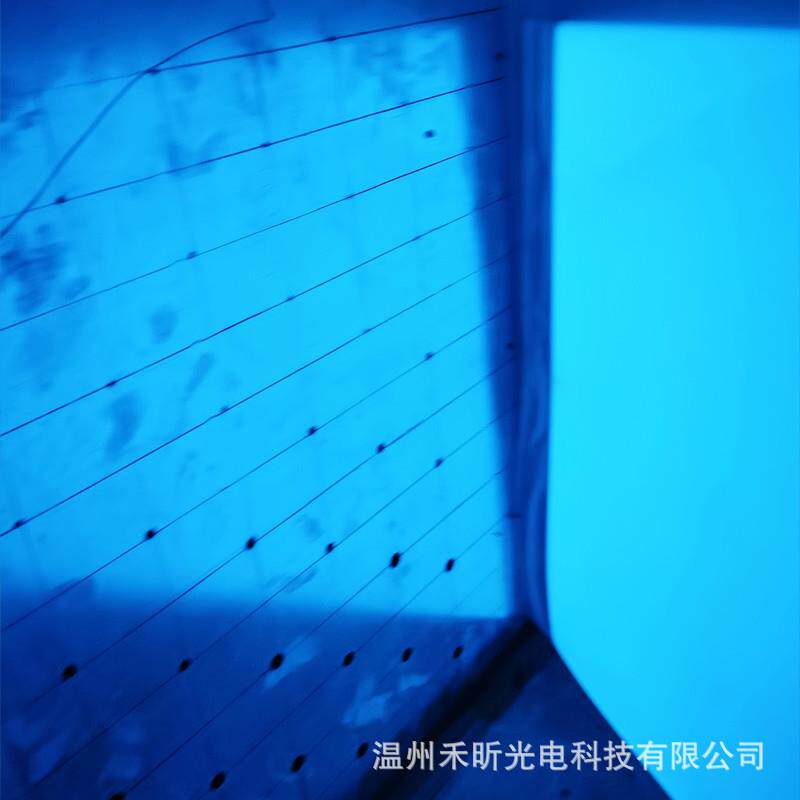 亚克力蓝色夜光板 绿色红色橙色夜光塑料板 钥匙扣挂件温州厂家