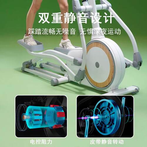 K8750TP-康乐佳K875TP-1智能椭0圆机用电磁控折健身房太家空漫步