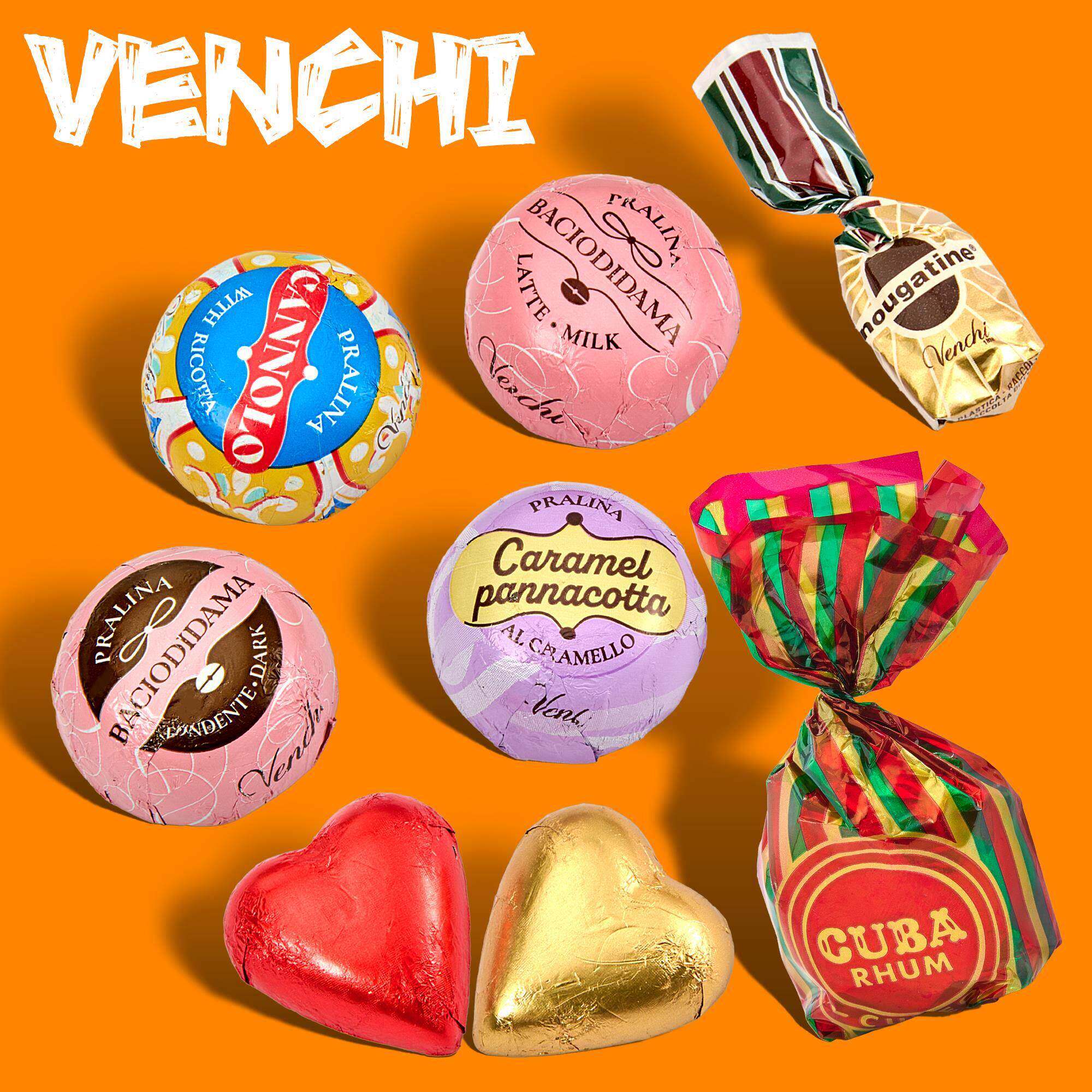 意大利进口VENCHI闻绮纯黑巧克力曲奇夹心散装零食天然coco脂喜糖