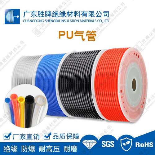 PU8*5软气管空压机pu气动软管外径8MM气泵工厂现货红白蓝透明气管