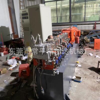 直销JCD-20双螺杆水冷拉条塑料造粒机实验型挤出机