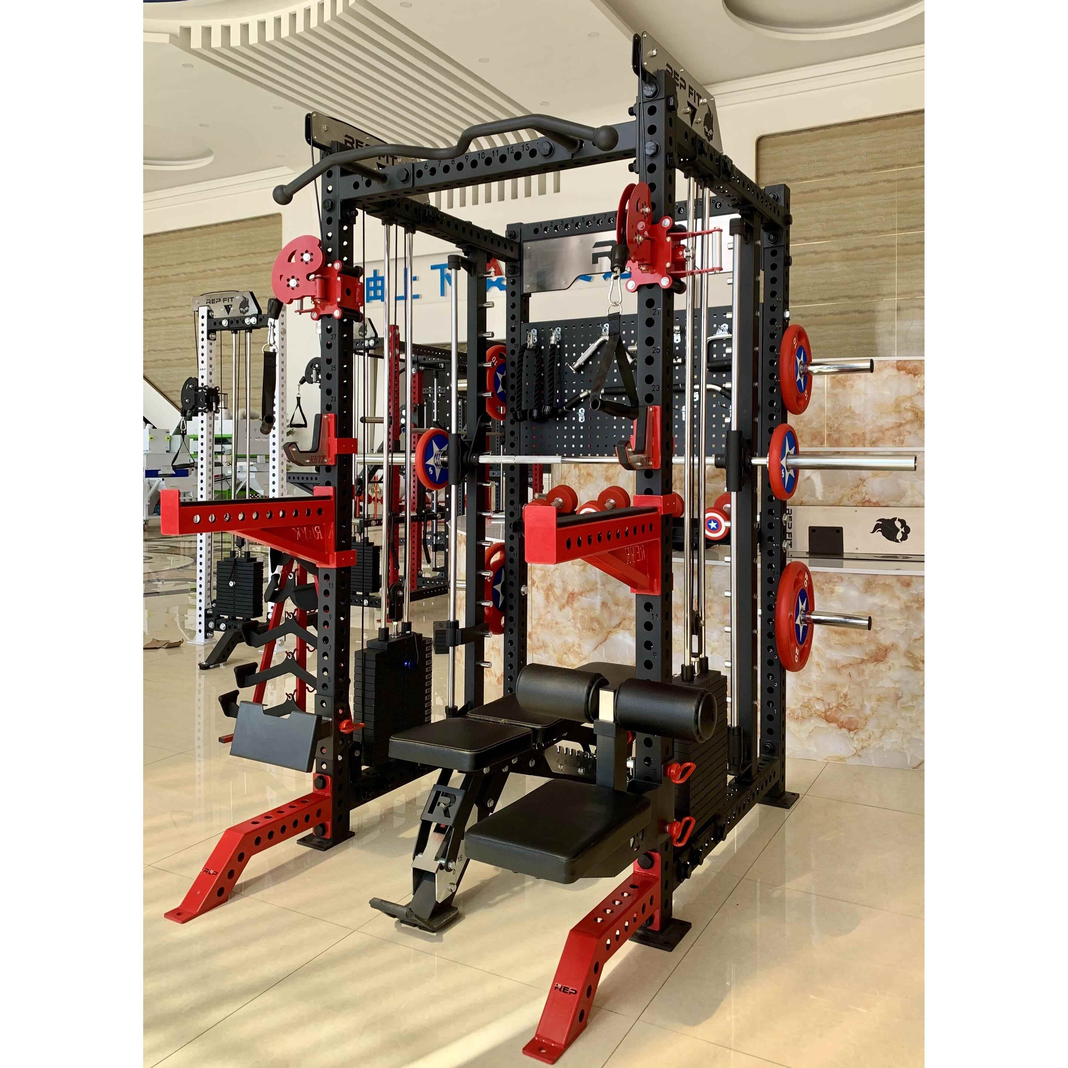 正品Rep综合训练架家用双鸟蹲架史密斯训练架商深用功能训多练架