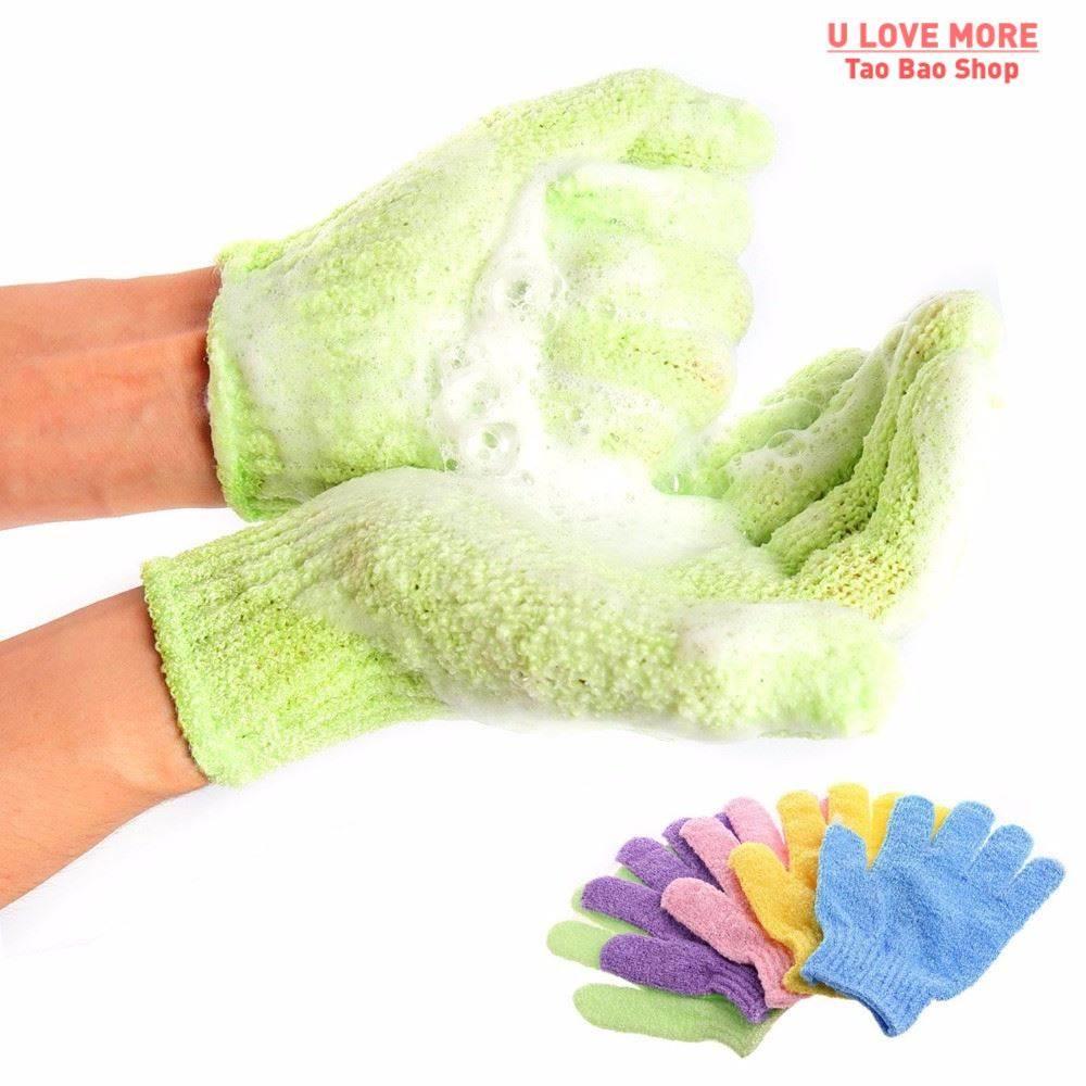 Bath For Peeling Exfoliating Mitt Glove For Shower Scrub Glo