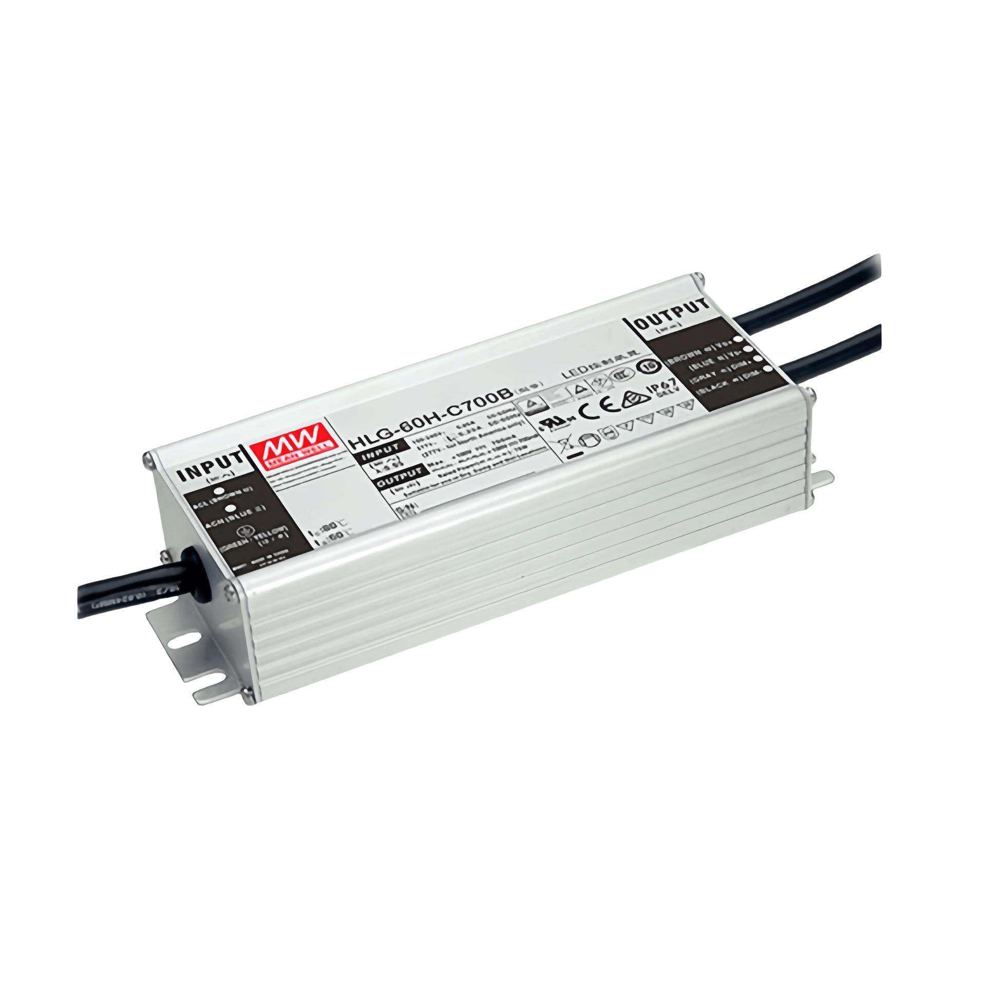 明纬电源 HLG-60H-C700B 70W LED温室照明建筑电源