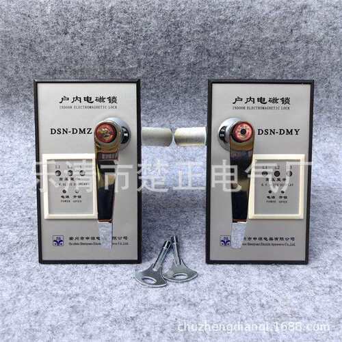 衢州申源户内高压电磁锁DSN-DMZ/DMY手柄式高压柜电门锁电控锁