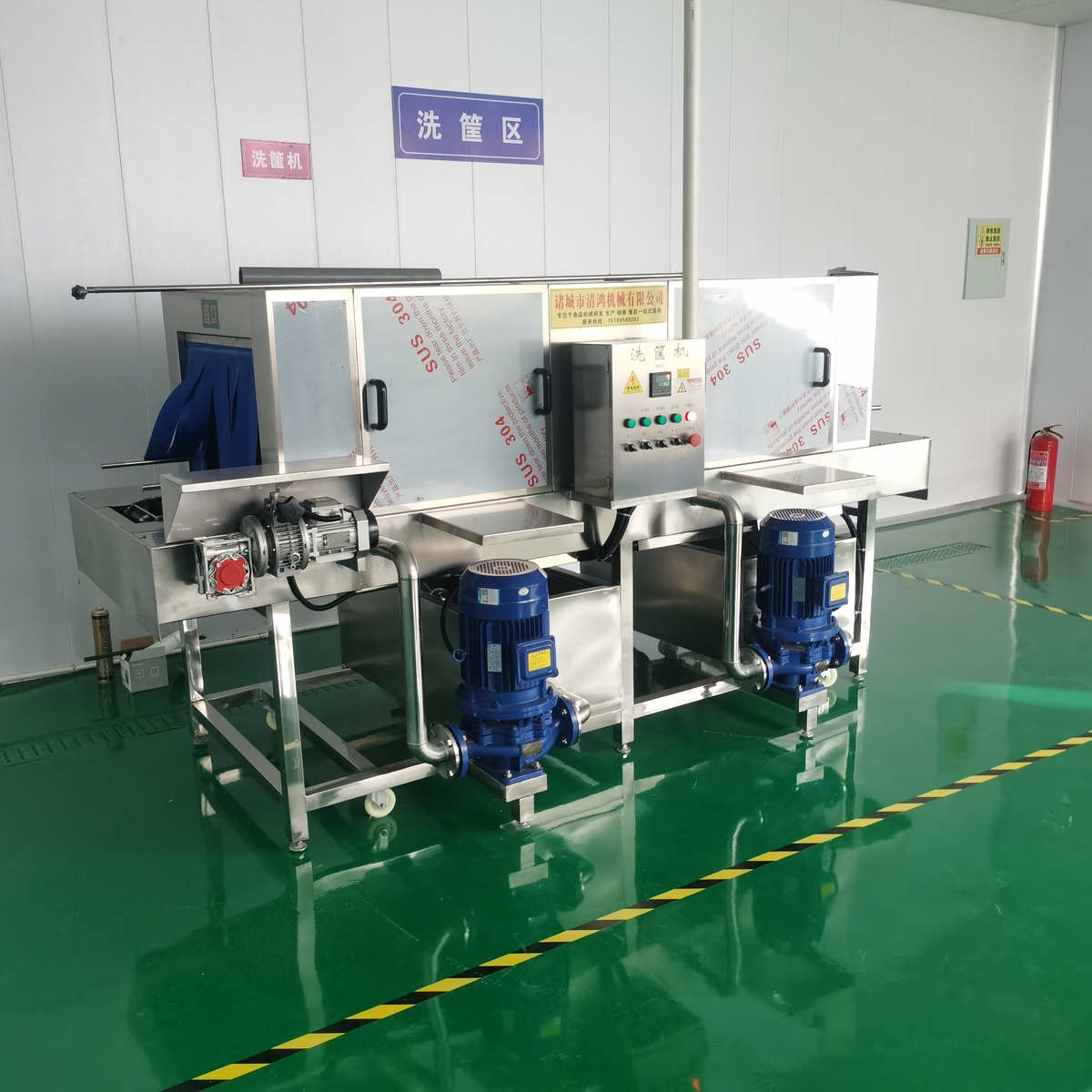 自动控温洗筐机 周转筐配件托盘清洗机 不锈钢盘子加热去油机