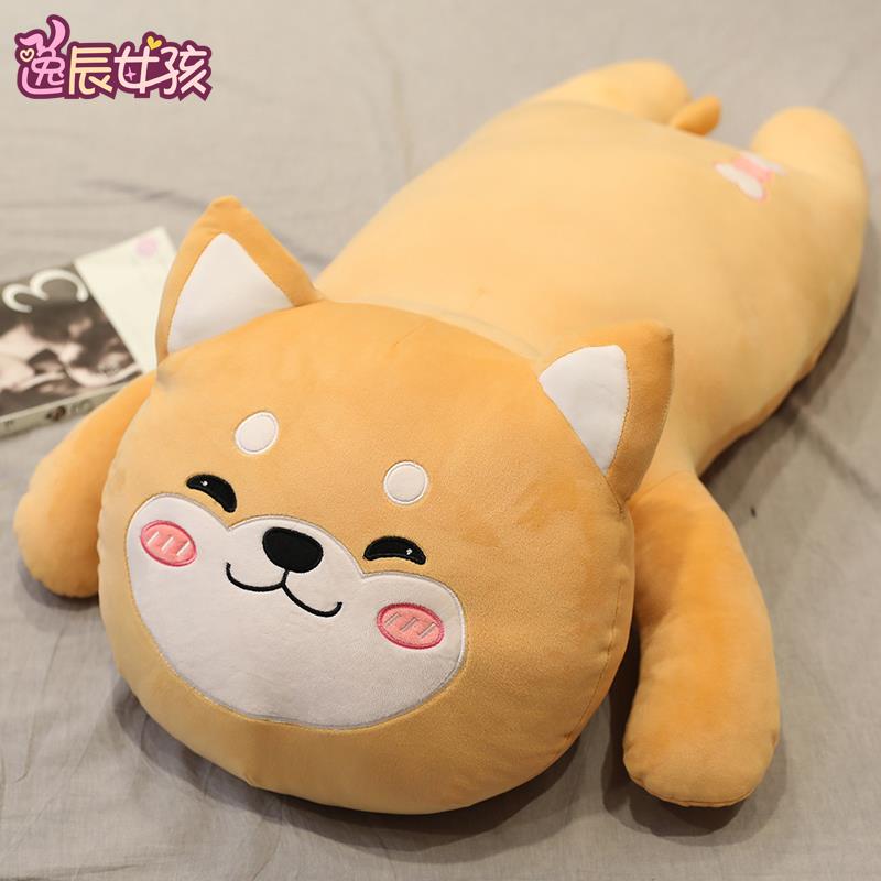 高档大号可具爱大公仔毛绒玩象男女床上条睡觉枕头娃娃玩偶长抱枕