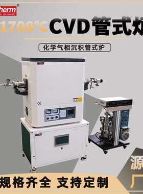 化学气相沉积管式炉1700度CVD实验室真空高温热处理设备