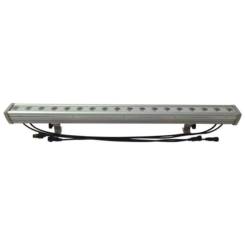 18颗3W 全彩3合1 点控LED防水洗墙灯户外亮化工程染色帕灯背景灯