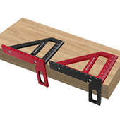 45多功能三角尺尺°刻度铝合金尺 工具 尺尺°木工画线