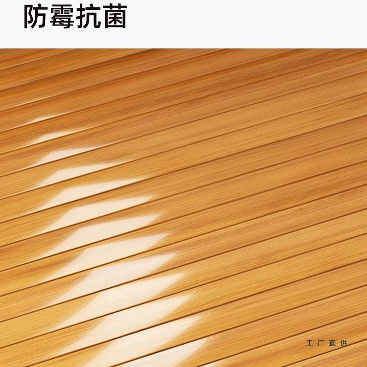 折叠竹床单人午休硬床床家用出租屋简易老式板凉可折叠便携床FRE