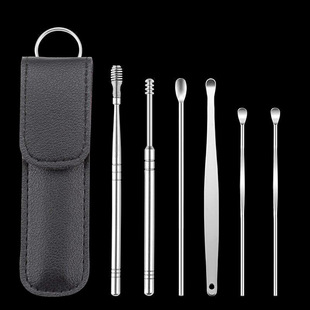 掏耳勺采耳挖耳屎工具套装儿童耳扒挖耳勺耳朵家用耳挖不伤耳发光