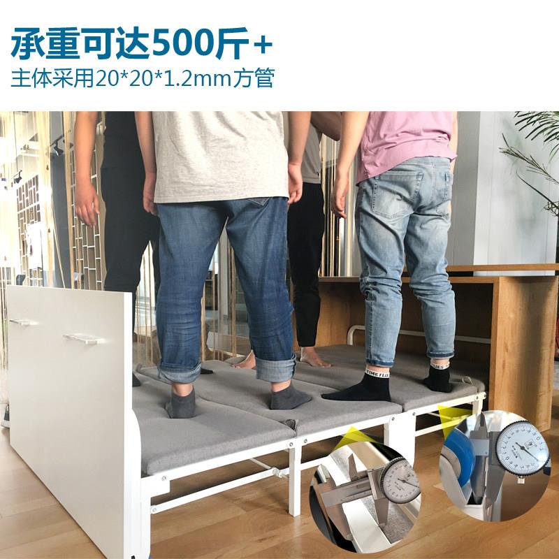 家折书叠床书小户型隐形床房桌折叠床柜子一体隐四折折叠藏单人用