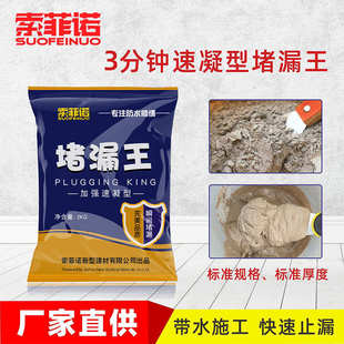 水不漏速凝型堵漏王20kg大袋卫生间裂缝防水堵漏灵快干水泥砂浆