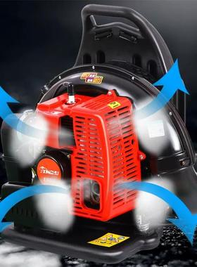 汽油树灭火机背式负大功KRA率吹雪落叶叶大棚除雪机二冲程吹风机