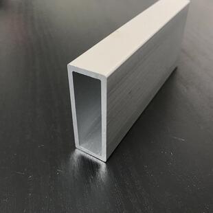 铝方管 铝方通15x40x2铝合金方管 扁铝管40*15*2mm方管型材 米价