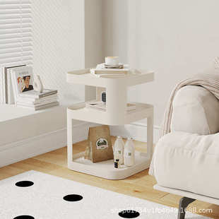 沙发床头小边物桌客厅现代高级感边奶油铁简约置卧室创意架风几艺