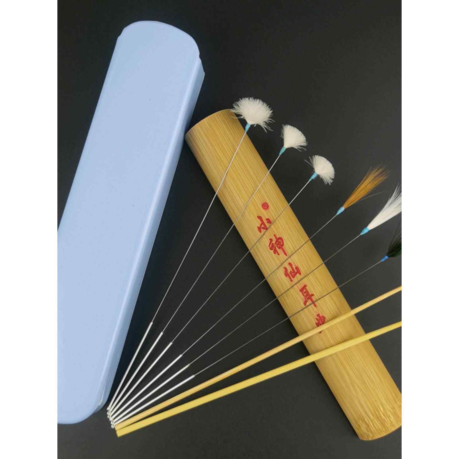 家用采耳工具8件套挖耳朵工具掏耳勺鸡毛刷耳洞清洁掏耳器鹅毛棒
