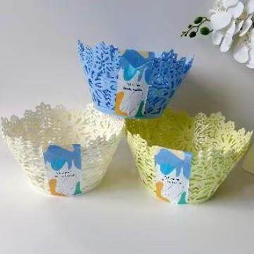 Lace Hollow Deep Snack Candy Dish, Dried Fruit Plate, Plasti