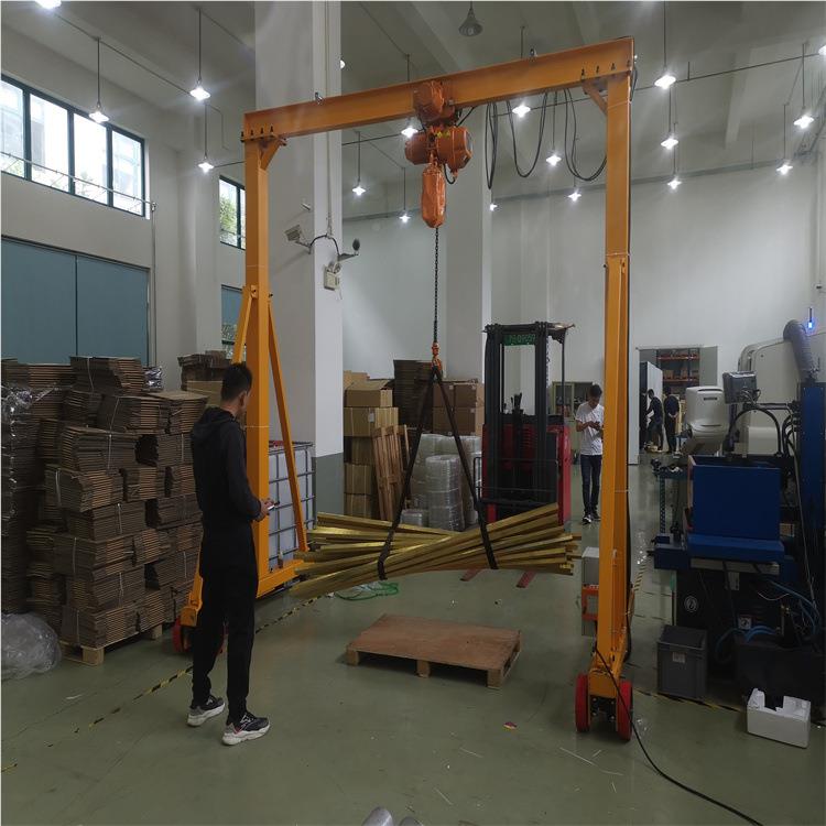 向门架起重机手推XEO无轨转移动龙 门吊架龙 小型1吨-10吨轨道龙