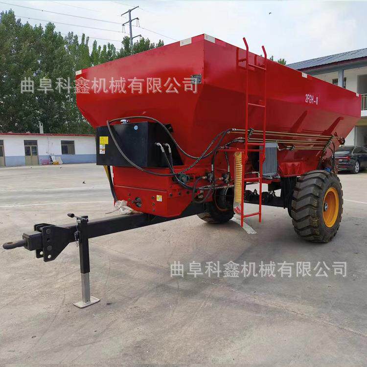 家用小型牵引式撒肥机牛羊粪抛粪车动物粪便扬粪车干湿粪撒粪机