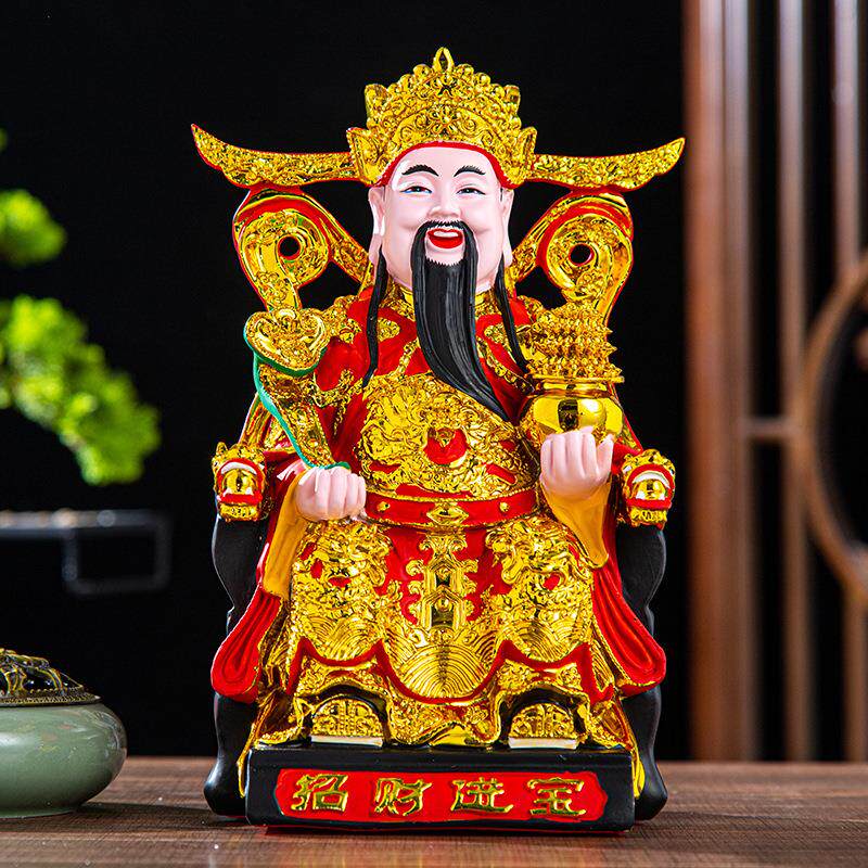 财神爷树脂佛像摆件文财神爷乔迁开业礼品店铺供奉财神神像