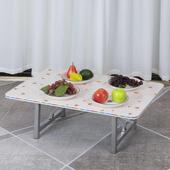 长方形折叠炕桌家用吃饭矮桌子地桌飘窗小桌子宿舍床上炕几小炕桌