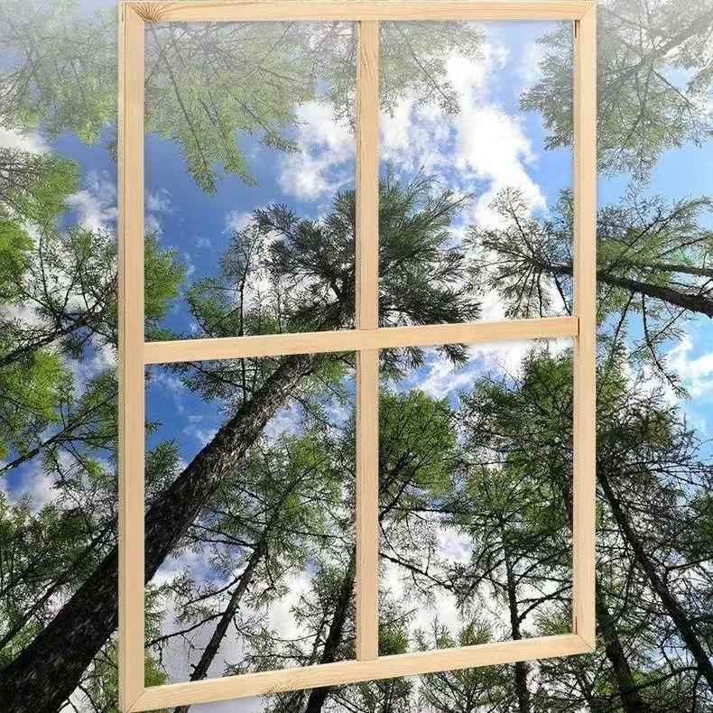 实木油画 画框外框数字油画 画框装裱框架挂墙线 线毯DIY自制裱框