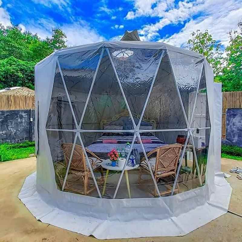新款直销景区露营星空蒙古包营地帐篷 防雨户外野营轻奢星空酒店