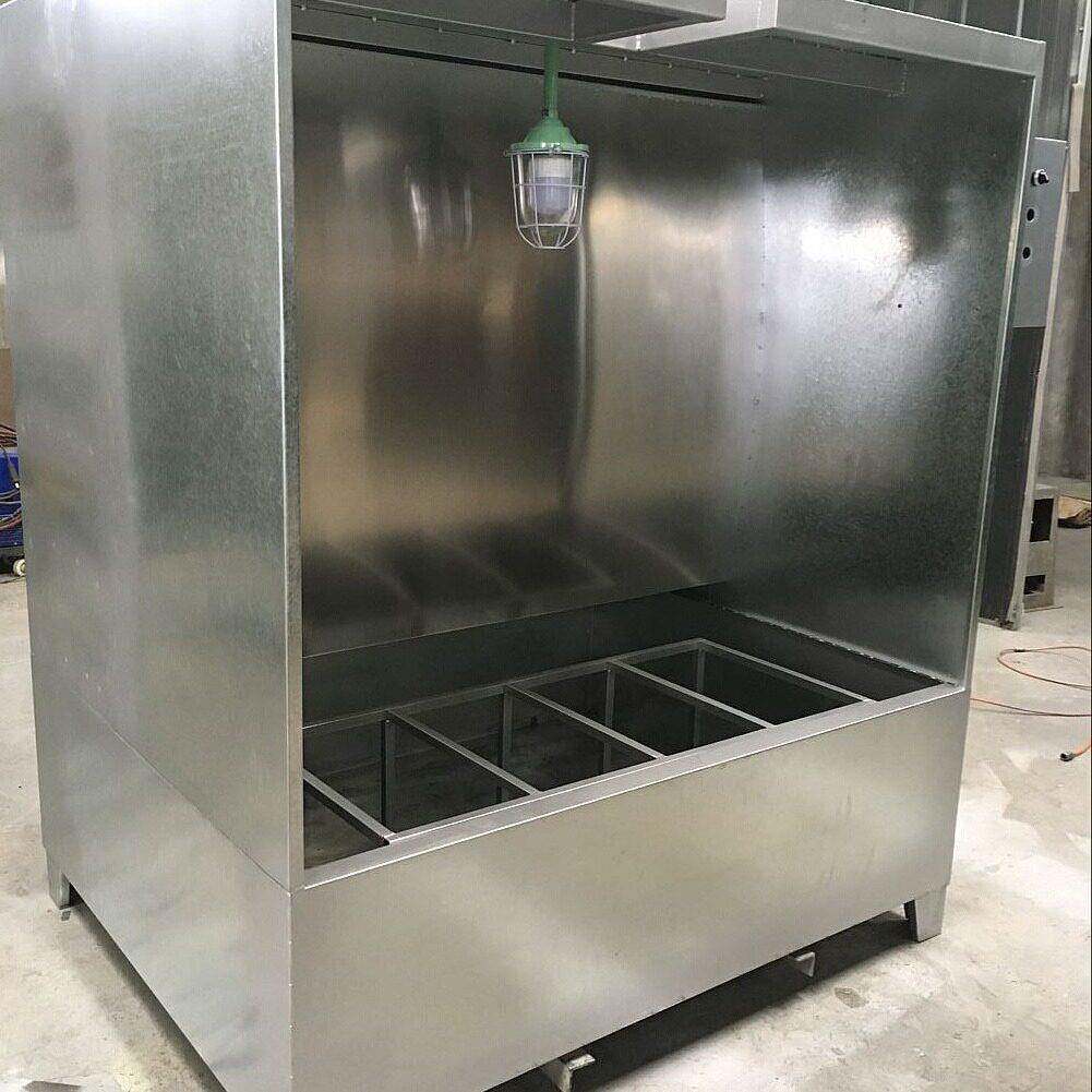 全不锈钢水帘喷漆台涂装除尘设备水帘柜成都重庆云南