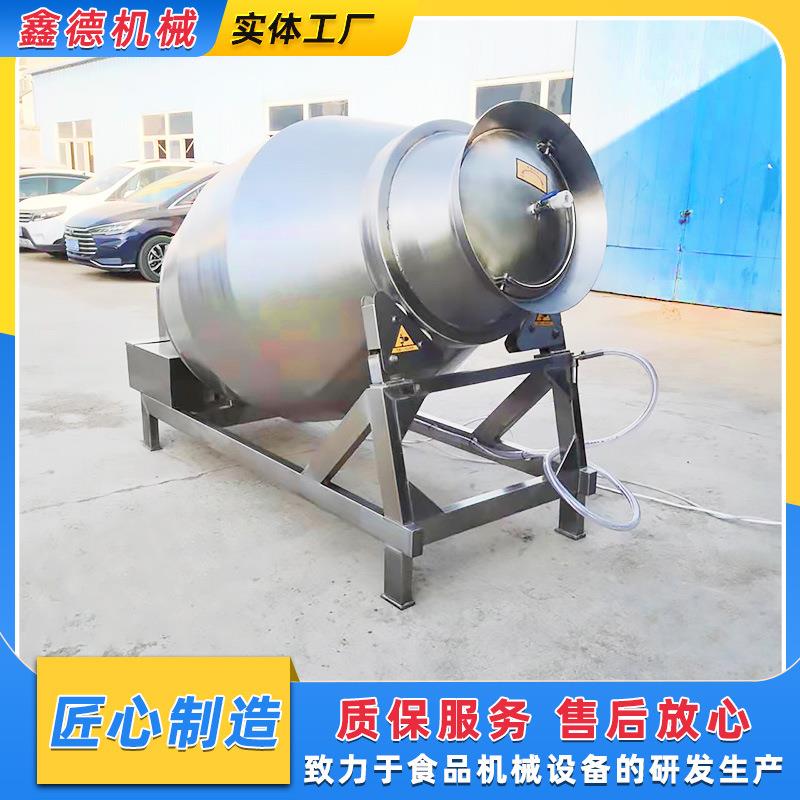 小型商用滚揉机真空腌制机肉类海鲜食品全自动搅拌入味一体机
