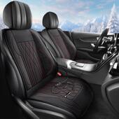 汽车加热坐垫座椅电加热冬季 法兰绒座垫12v24v通用保暖恒温电褥子