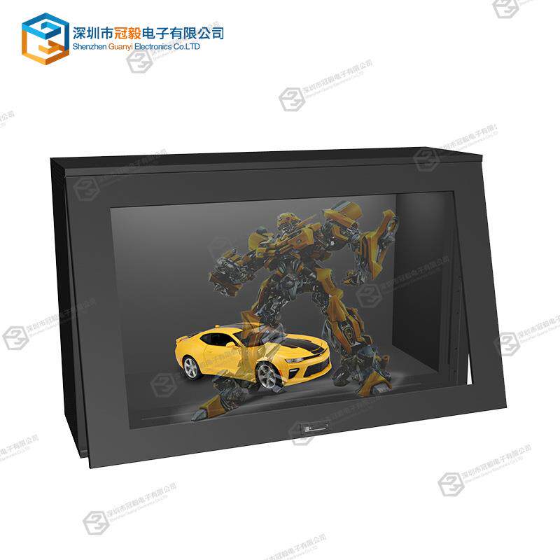 55寸3D透明屏展示柜多点红外触摸款多功能透明液晶屏展示柜