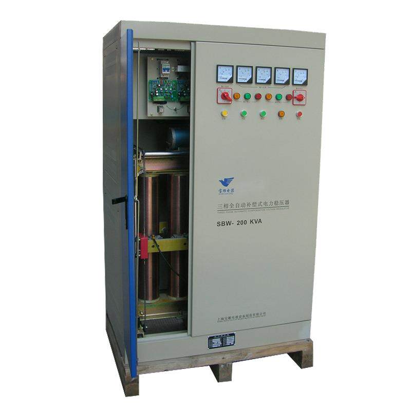 SBW-200KVA三相全自动补偿式大功率电力稳压器380V工业稳压器