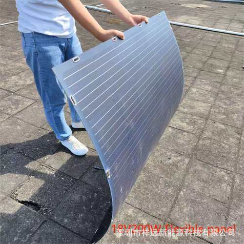 18V200W太阳能板单晶柔性板 flexible mono panel