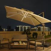 户外伞遮阳伞别272带墅花园露台庭院商铺室外摆摊灯大四角罗型马