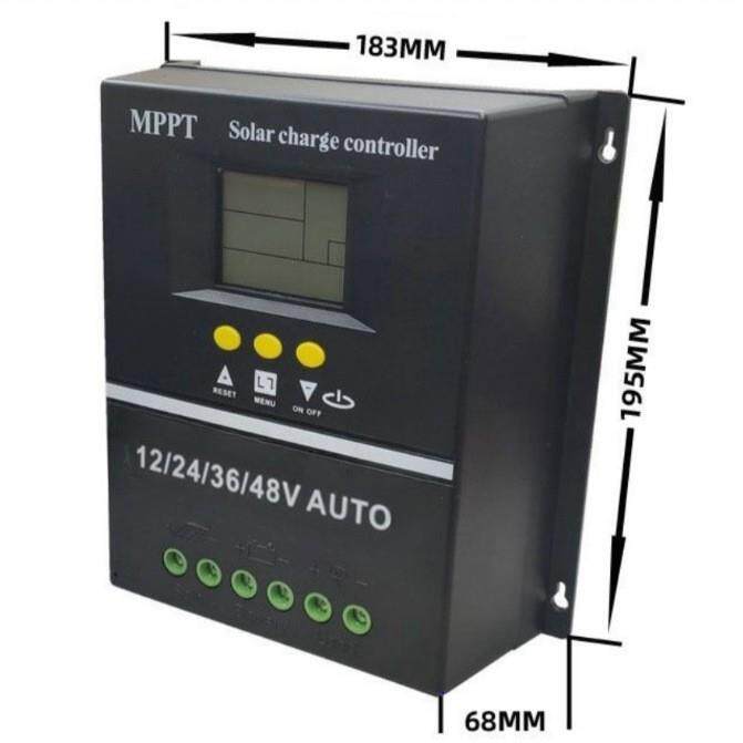 MPPT太阳能控制器12V24V36V48V铅酸锂蓄电池光伏板充电控制器