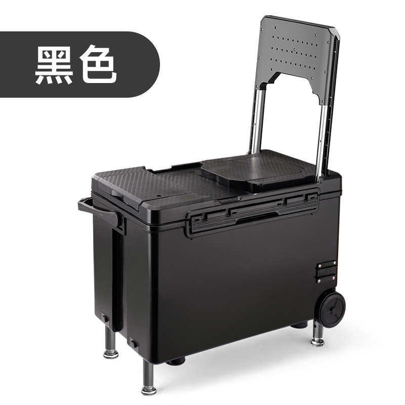 钓箱新款多功能全地形32升鱼箱全套铝合金免安装可坐钓鱼箱子台钓